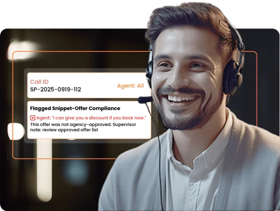 AI-powered agent coaching with performance feedback and training insights