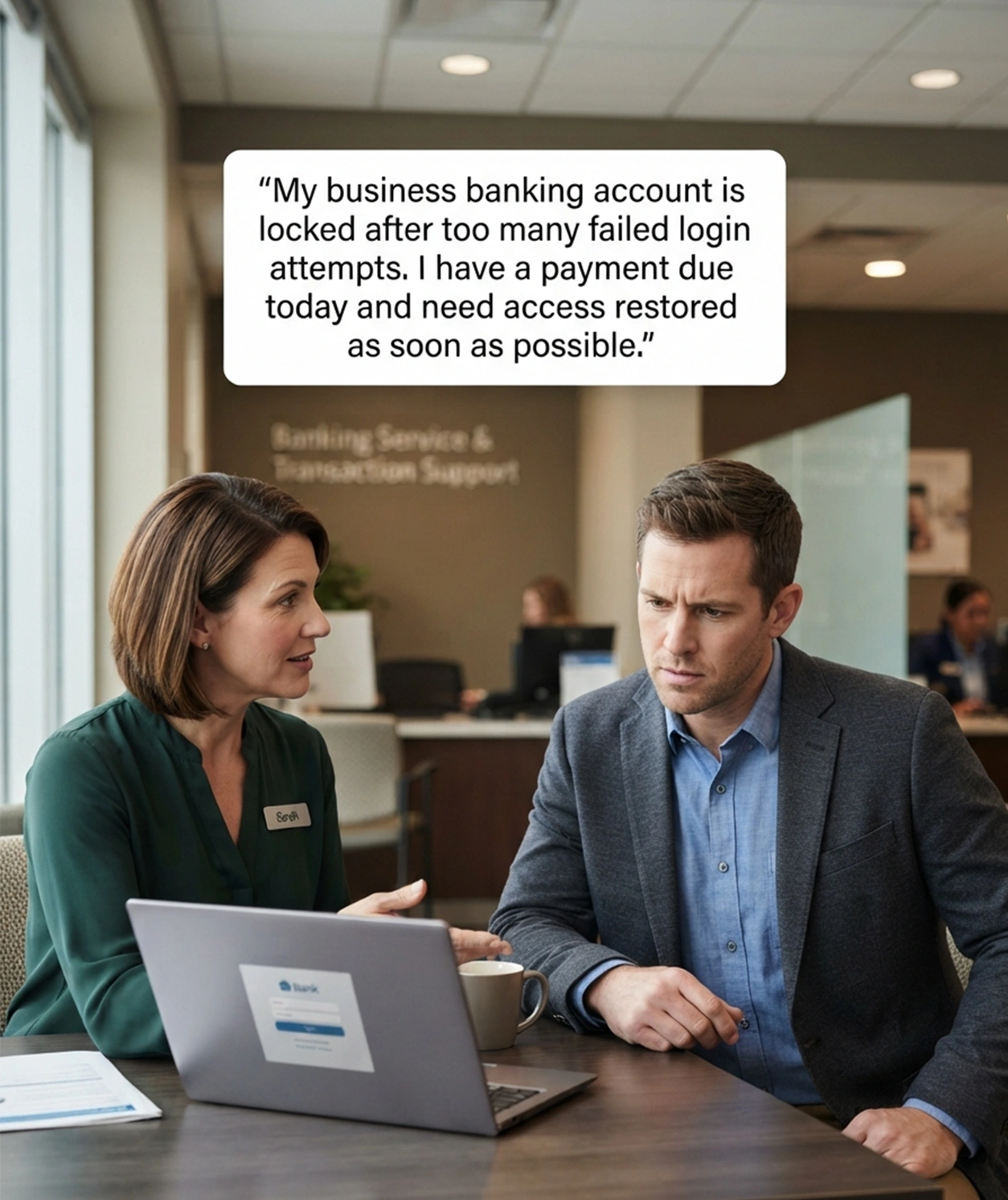 Banking Service & Transaction Support