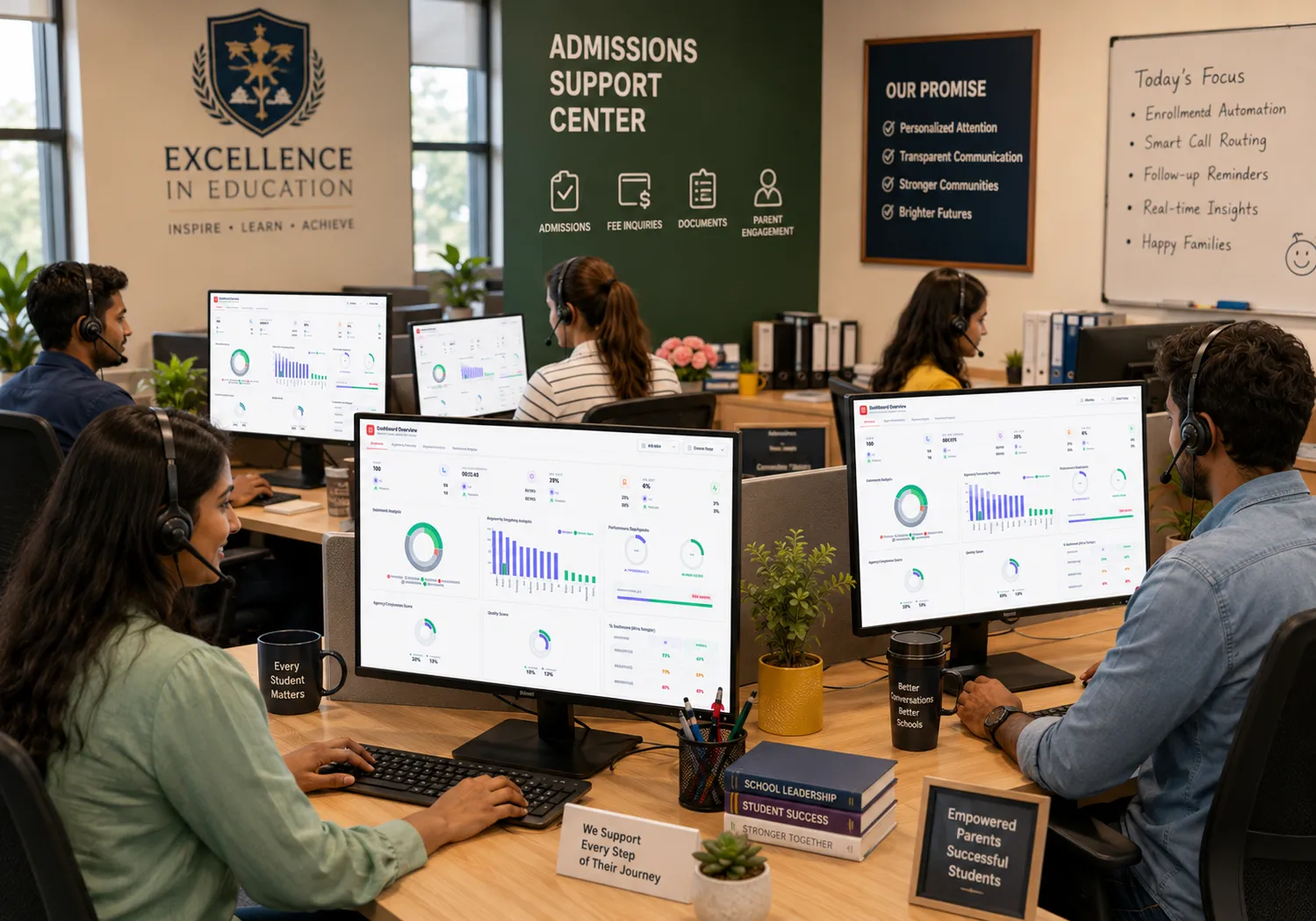 Charter school AI call analytics