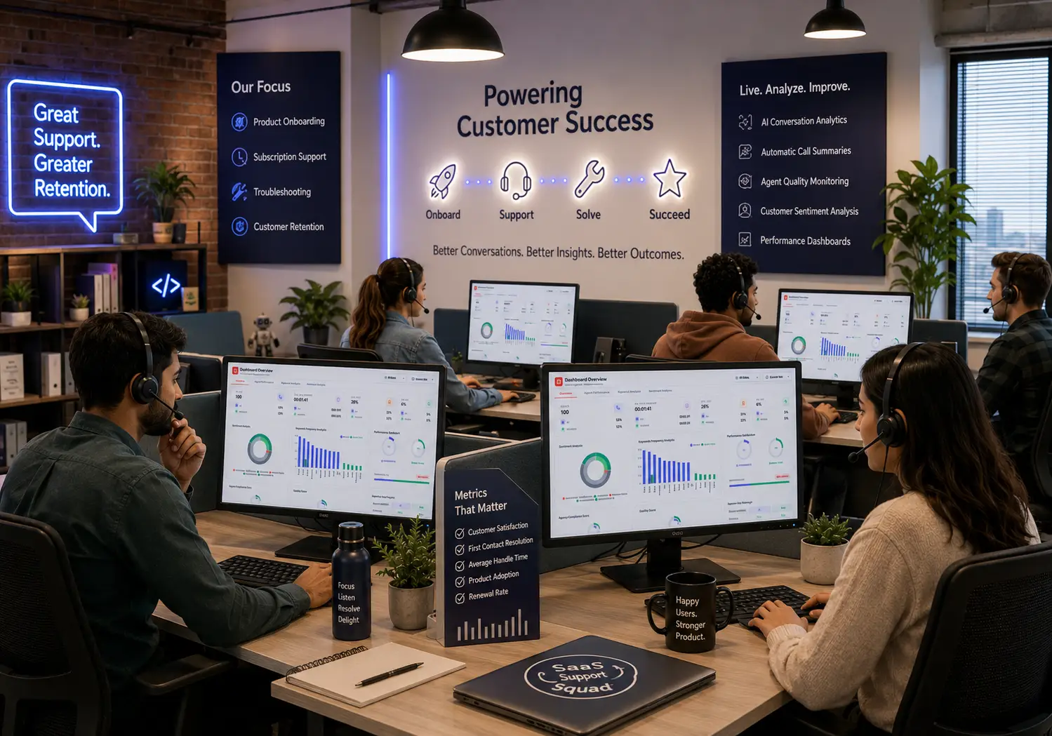 AI conversation analytics for SaaS companies.