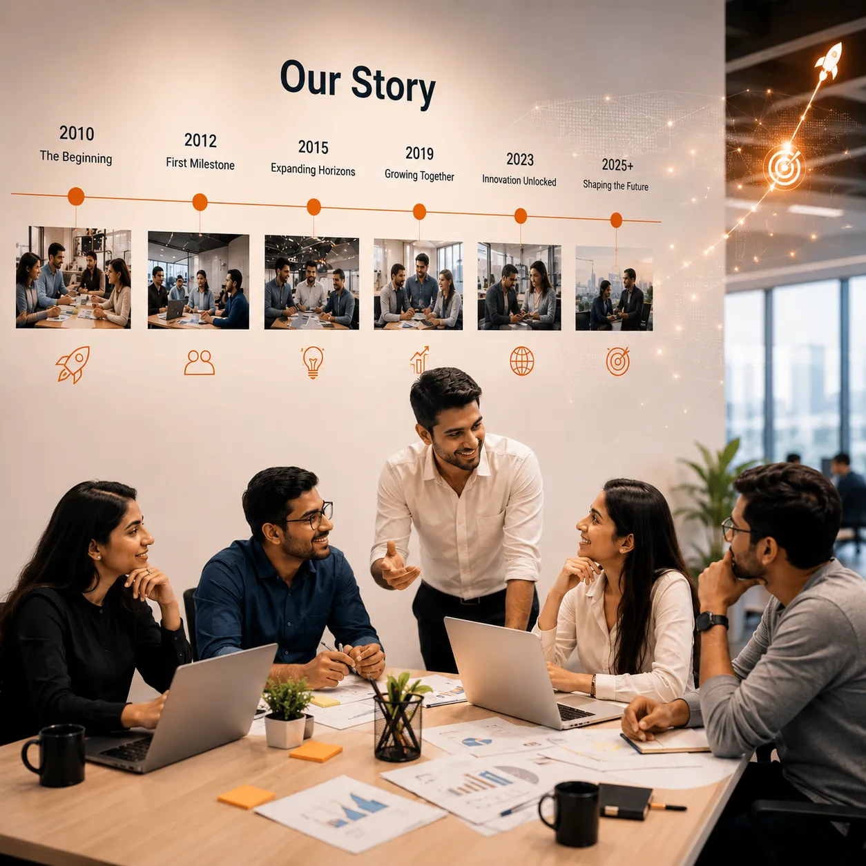 Verbix AI team driving innovation and growth