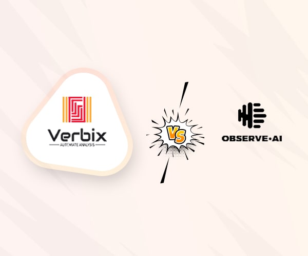 Verbix.ai versus observe.ai comparison